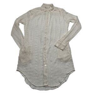 Palma Australia Button Front Dress in Ivory